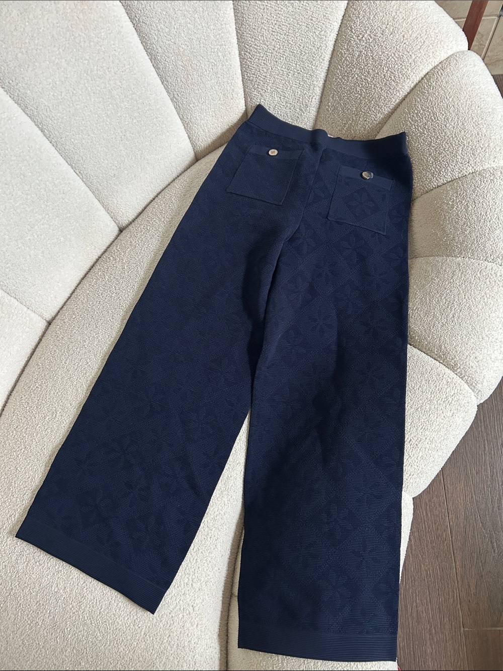 Carolina Herrera Black Wide-Leg Knit Joggers for women’s